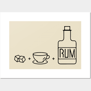 Sugar and Tea and Rum Posters and Art